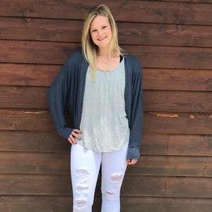 Waffle Knit Cardigan